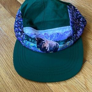 Rachel Pohl Art Bison Lupine Running Hat